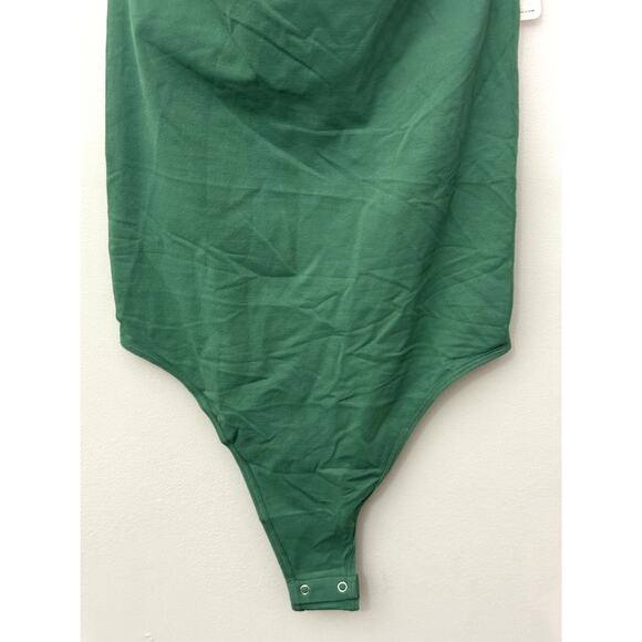 Free People Women's Green Tati Seamless Thong Tube Bodysuit M/L NWT - Picture 4 of 9